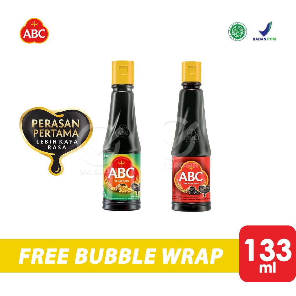 

ABC Kecap Manis / Asin (Botol Kecil 133 ml)