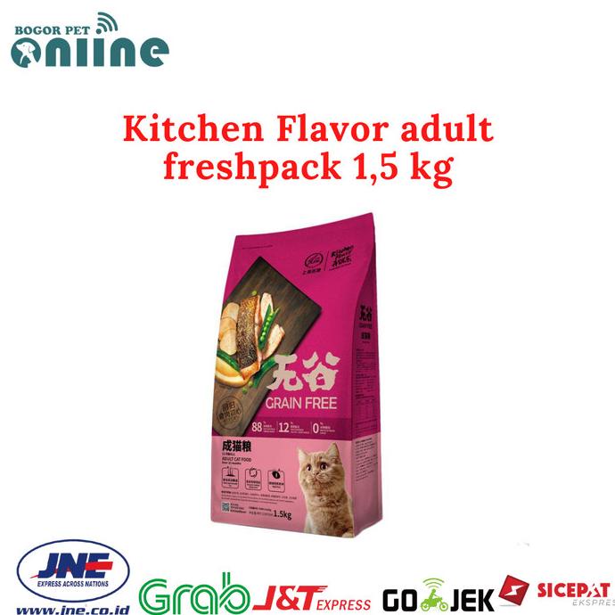 

Kf Kitchen Flavor Adult Cat Food 1.5Kg - Makanan Kucing 1.5 Kg