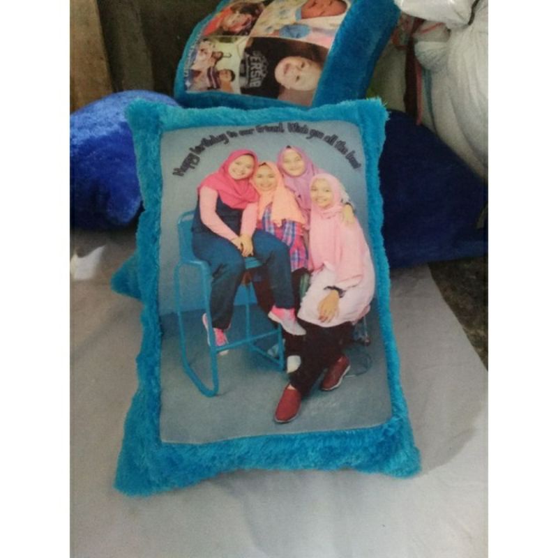 (bisa foto sendiri..!!) BANTAL  FOTO CUSTOM RASFUR