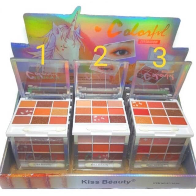 EYESHADOW KISS BEAUTY COLORFUL