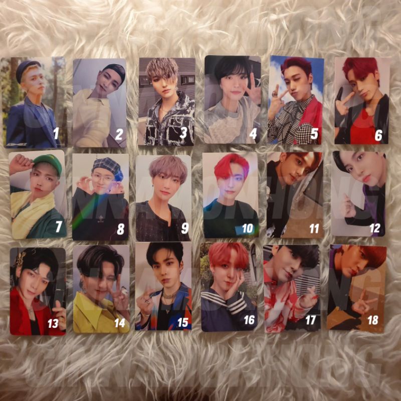 [chat sebelum co] ATEEZ FEVER PC Photocard Seonghwa San Yunho Yeosang Jongho KTOWN MMT REG LIM MUART