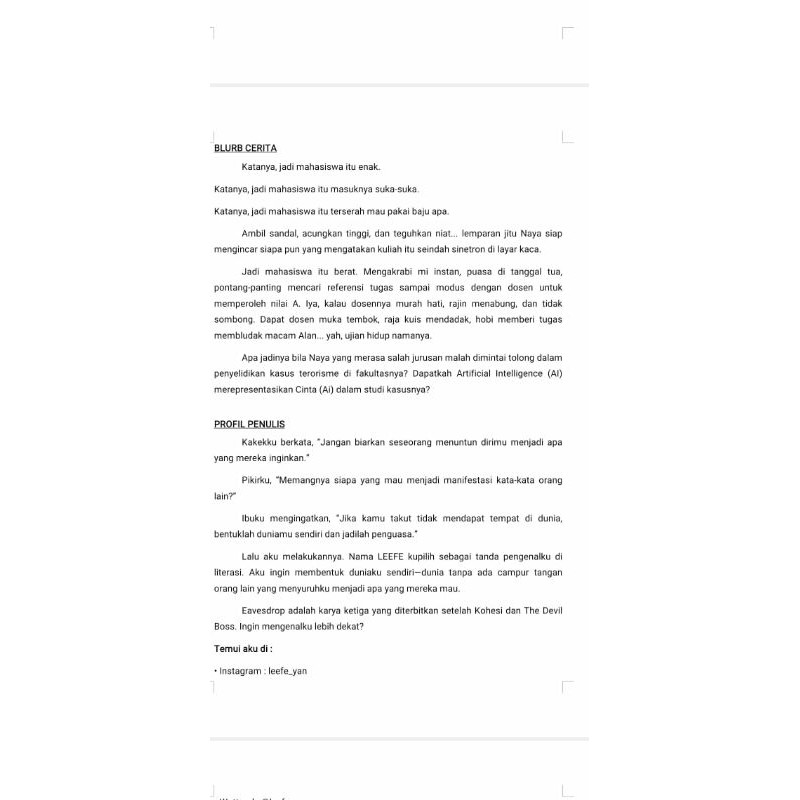 Harga Eavesdrop Terbaru Februari 2023 BigGo Indonesia