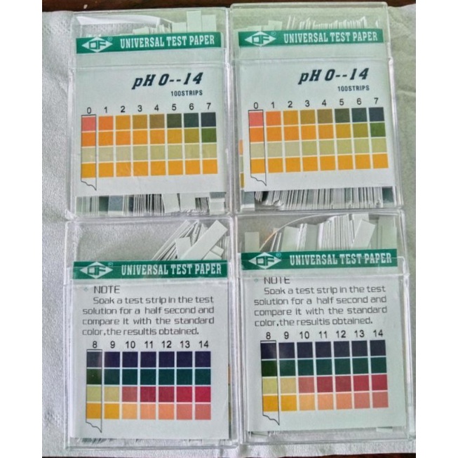 Kertas pH _ Universal Indicator 0-14 - pH Indicator  - Kertas Lakmus pH isi 100