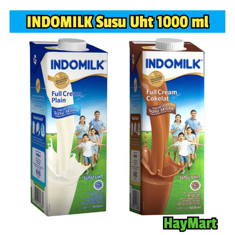 

INDOMILK SUSU UHT 1000 ML / 1 LITER