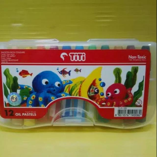 

Krayon titi 12 warna / oil pastel titi 12 warna crayon titi TI-P12S