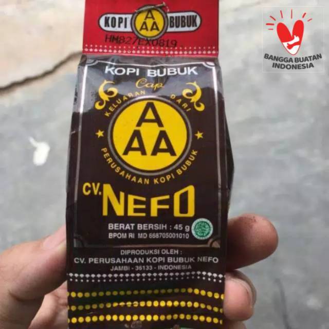 

Kopi AAA Robusta Asli 45Gr Langsung dari Jambi