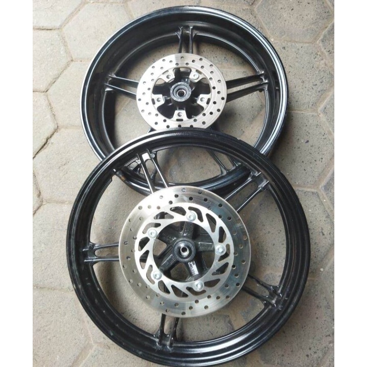 Velg Pelk Depan Belakang Motor Yamaha Vixion Ks / Vixion New Original Yamaha