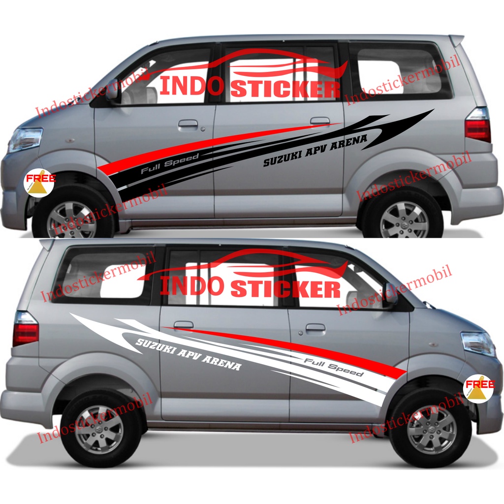 Sticker stiker mobil suzuki apv arena stiker mobil list mobil apv grandmax luxio apv