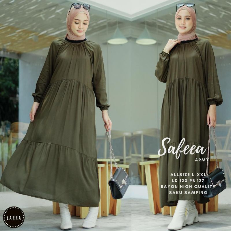 SAFEA GAMIS MIDI JUMBO TERBARU