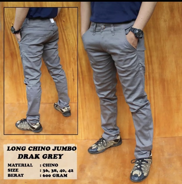 (BISA COD) Celana chino pants bahan stech / chino  pensil cowok panjang /DYZHAcollection