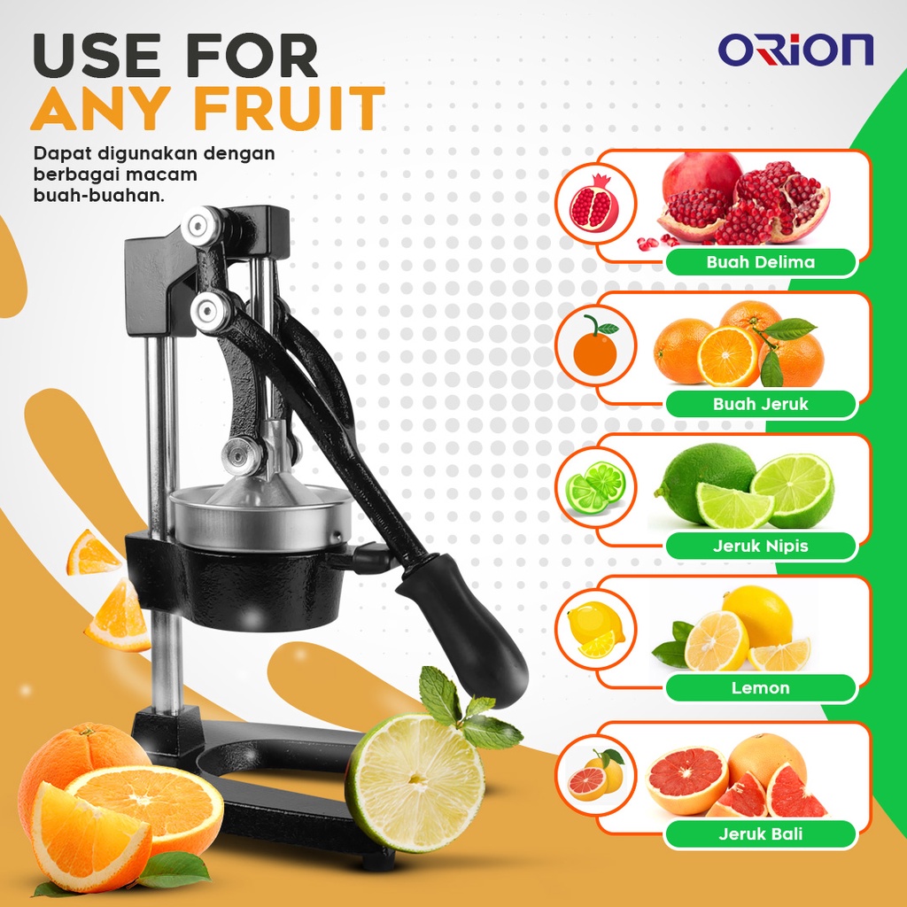 Orange Juicer/ Alat Peras Jeruk/ Press Jeruk - Orion MJ1158