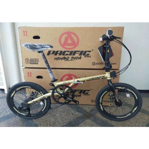 Promo Sepeda lipat 16 inch Pacific Flux 3.0 8 speed Folding bike Not troy fnhon gust Murah
