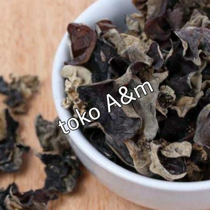 

TERMURAH jamur kuping hitam / bukji hitam / jamur lember kering grade A 100 gr Kode 115