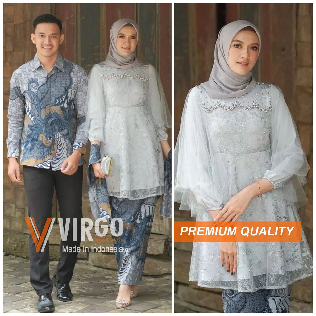 Couple Batik Kebaya Tunik Modern Untuk Acara Tunangan Lamaran Wisuda Kondangan Kebaya Modern 2022 Ke
