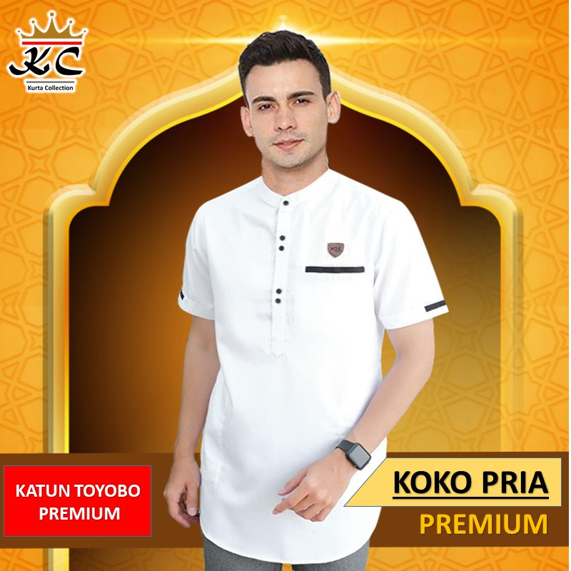 Koko syubbanul muslimin koko azzahir koko baju Kurta Original Katun Toyobo