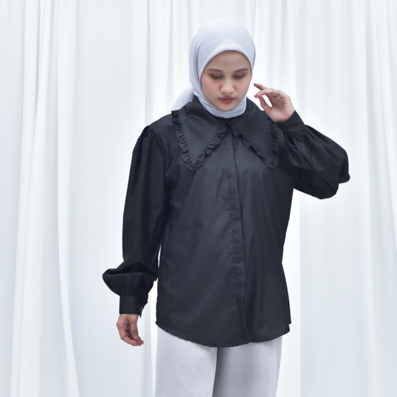 𝒛𝒖𝒓𝒊𝒃𝒂𝒔𝒊𝒄 - Bara Blouse / blouse korea oversize