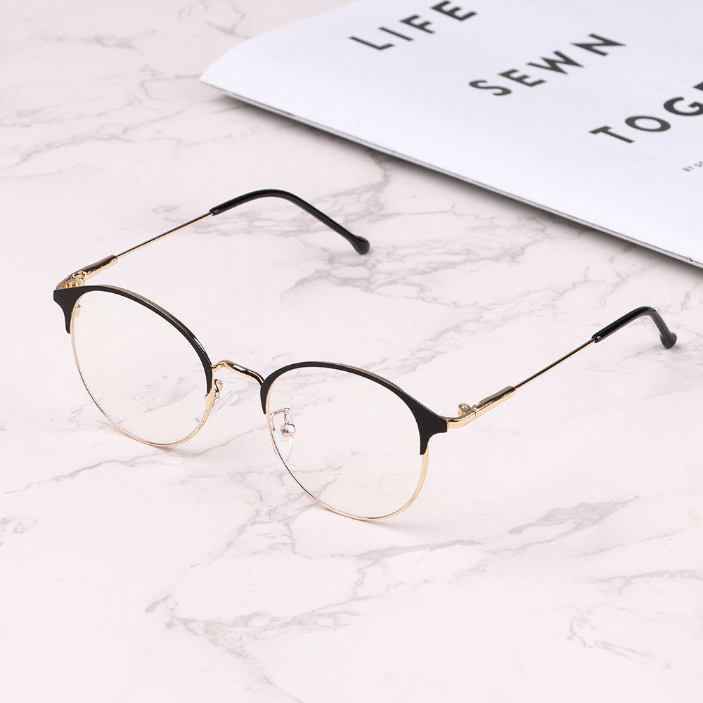 Lily Kacamata Anti UV Blue Rays Fashion Ultralight Metal Frame Eyeglasses