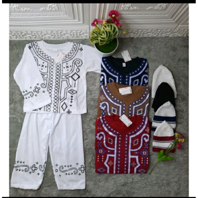SET CELANA KOKO ANAK PUTIH