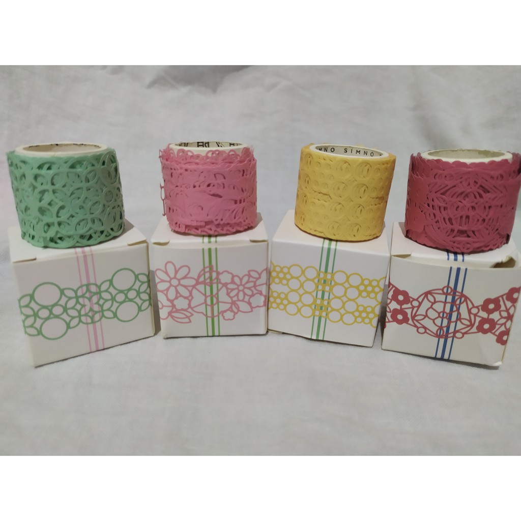 

washi tape cutting/isolasi motif/isolasi fancy/isolasi kertas/masking tape
