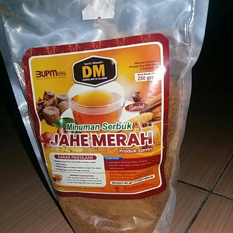 

minumanserbukJAHE MERAHproduksantri