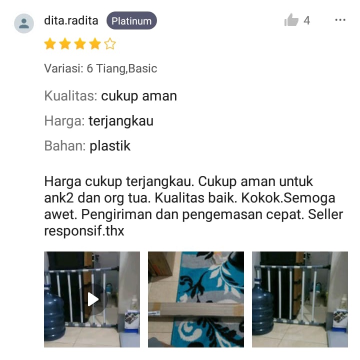 Pagar Anak Bayi Pembatas Pengaman Anak Bahan Pipa Pvc Portable Tidak Perlu di paku atau di bor