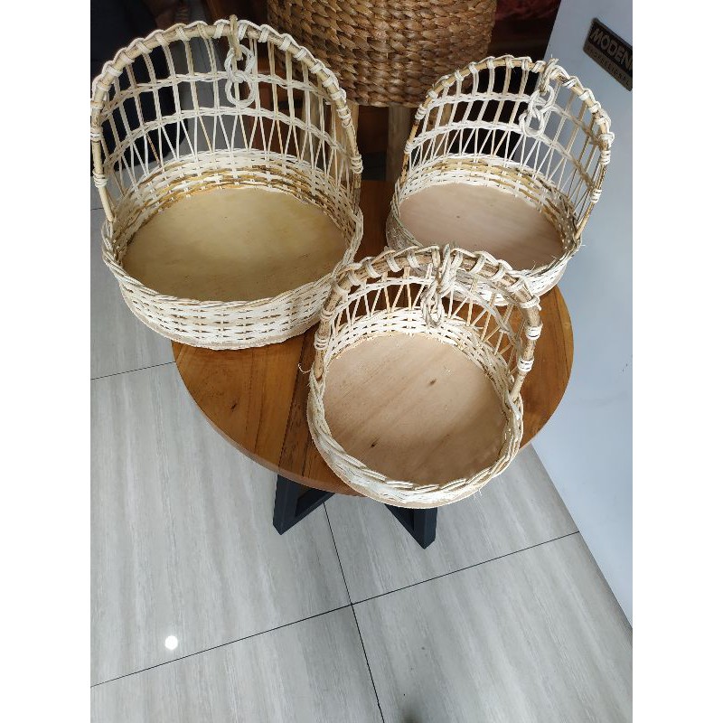 TRAY ROTAN / HANTARAN / POT GANTUNG / TRAY / HANTARAN ROTAN