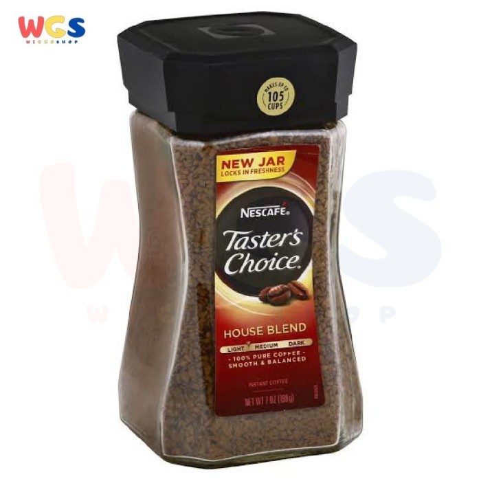

Nescafe Tasters Choice House Blend 100% Pure Coffee Instant 198 gr