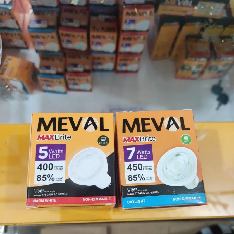 LED meval maxbrite E27 dan GU 5.3