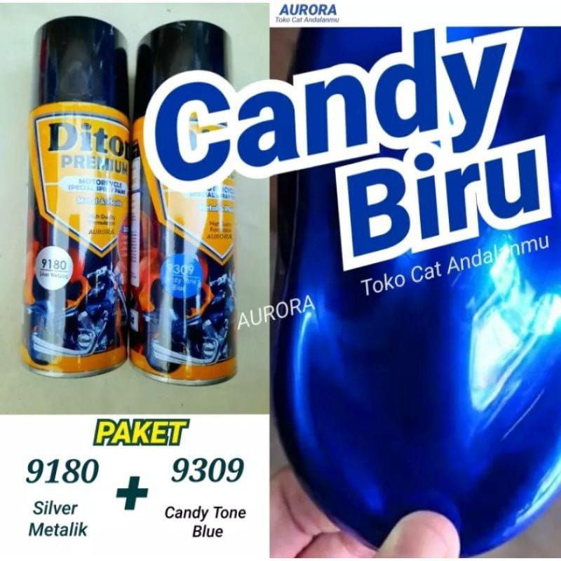 PAKET PYLOK DITON CANDY TONE BIRU PYLOK PILOK PYLOX DITON CANDY CANDI TONE BIRU 400 CC Aksesoris Mob