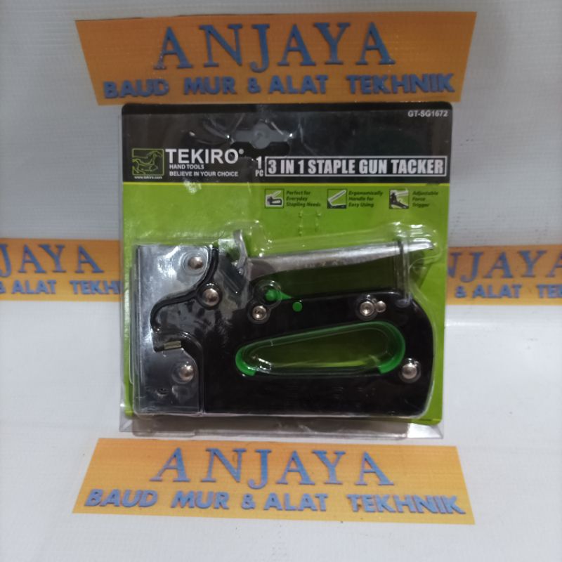 

Tekiro GT-SG1672 3 IN 1 Staple Gun (mesin staples)