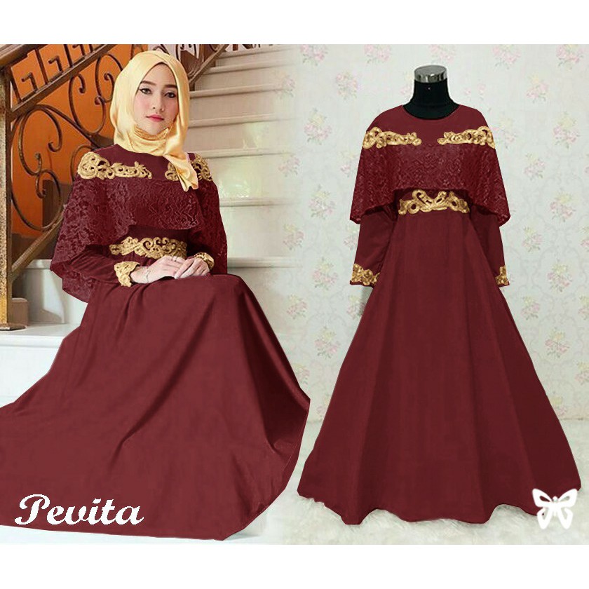 HOPYLOVY - Gamis Wanita Pevita Dress