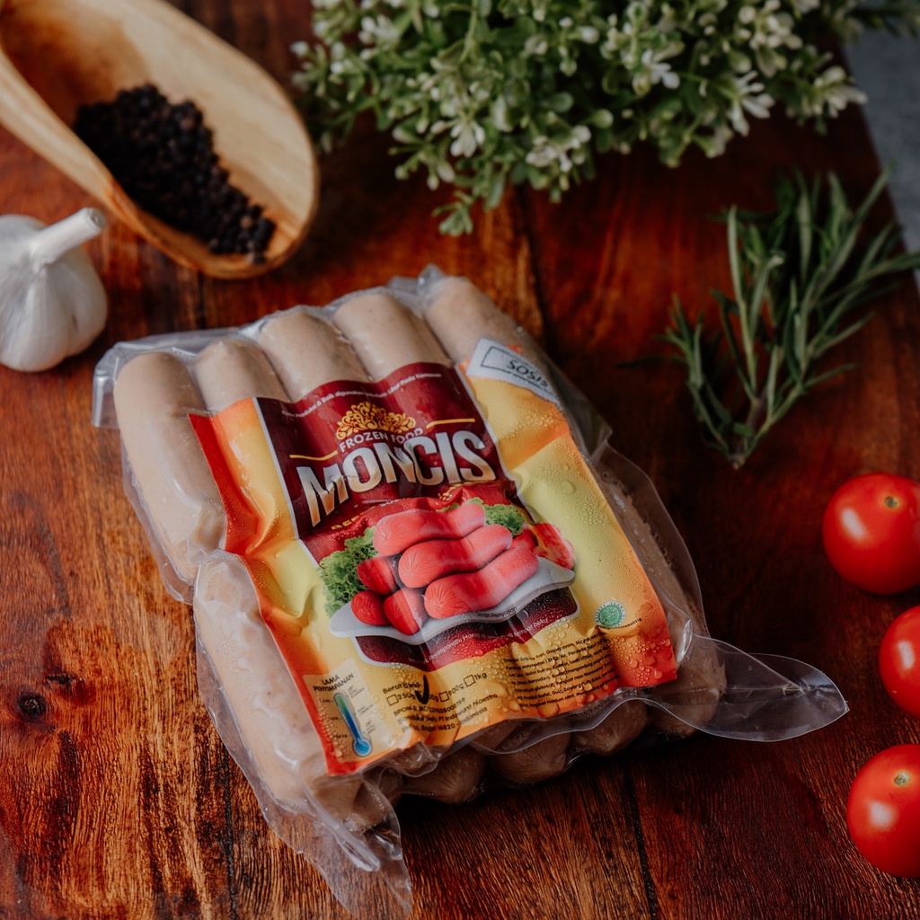 

SOSIS MONCIS BEEFWURST ORIGINAL MINI ISI 20 @500GRAM FROZEN