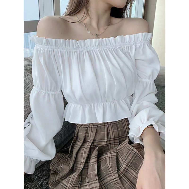 baju atasan sabrina/KOREAN BLOUSE SABRINA/ ATASAN WANITA