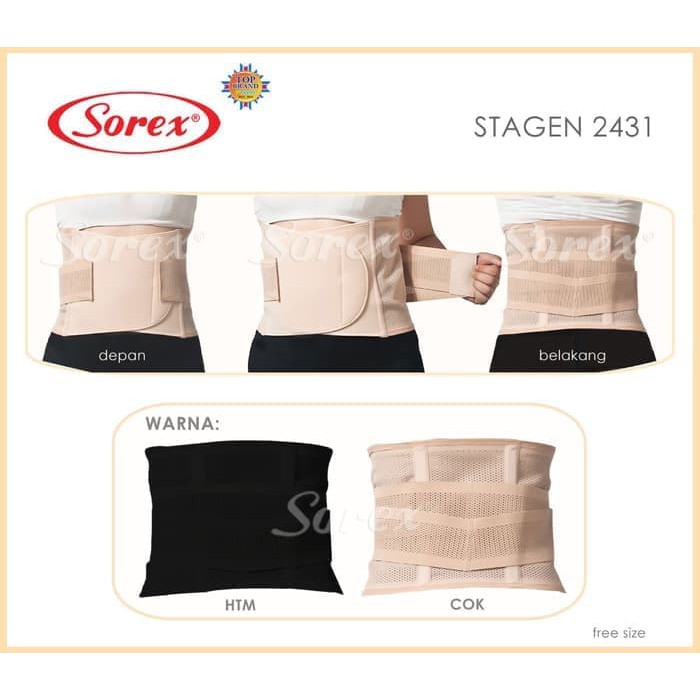 Stagen Korset Pelangsing Perut Asli Sorex 2431 Stagen Murah Mirip ST99