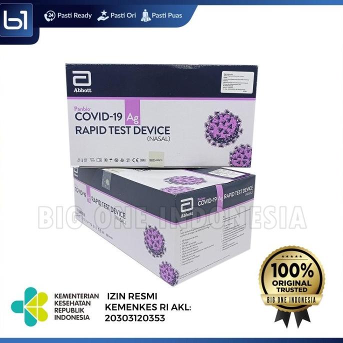 Abbott Panbio Nasal & Nasofaring Rapid Test Swab Antigen (Box Isi 25 Hermandiantoromart