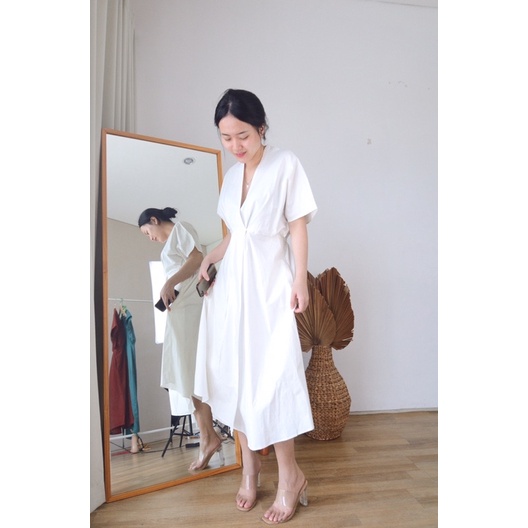 Selim Label Keiko Dress Kimono Dress Katun Linen Dress Bumil Dress