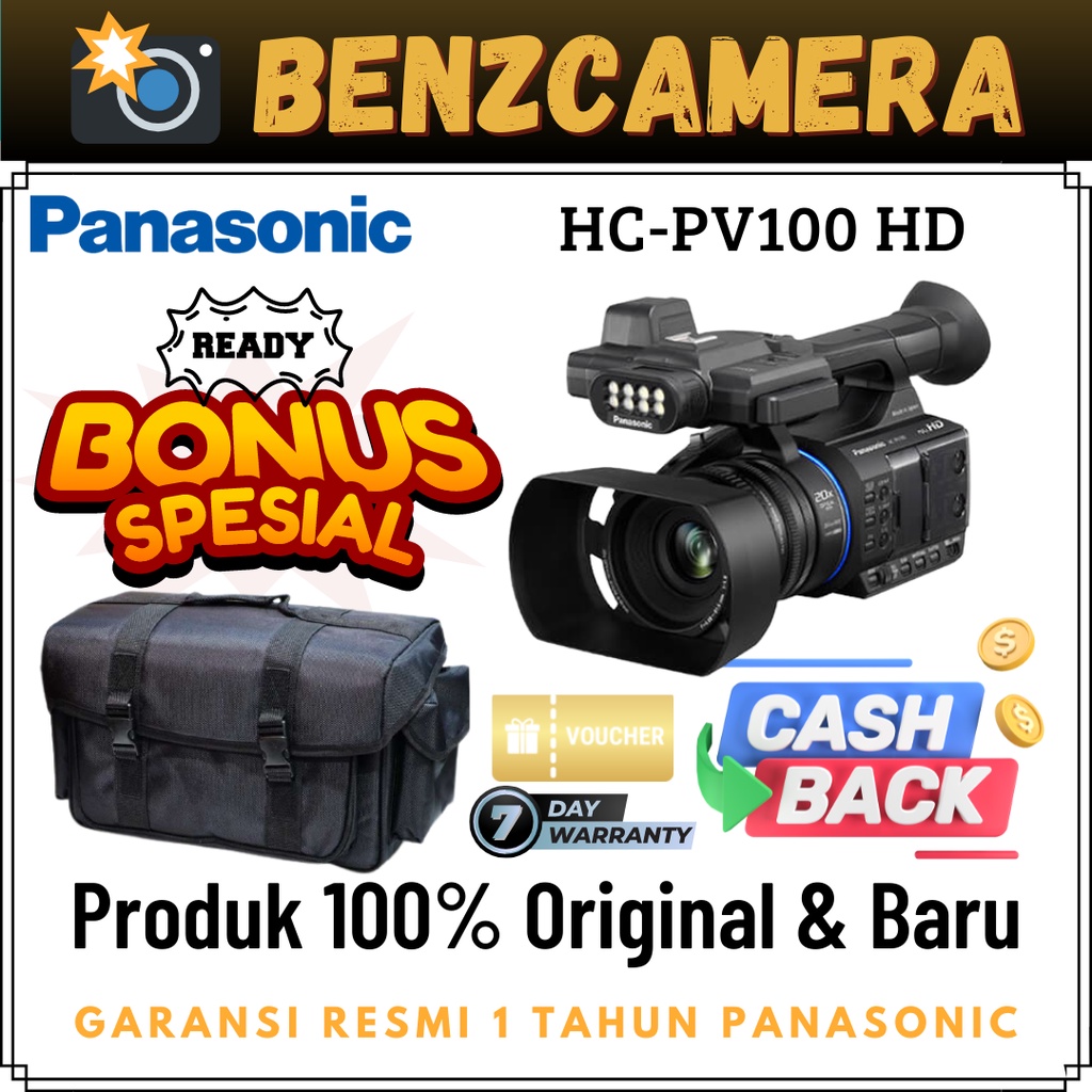 Panasonic HC-PV100 HD Camcorder