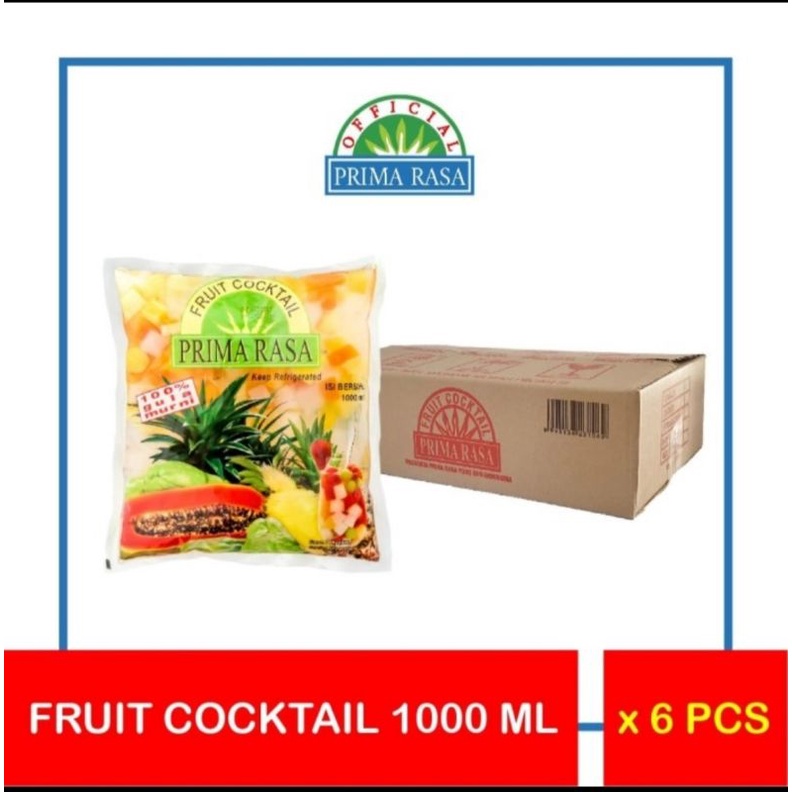 

Prima Rasa Fruit Cocktail 1000 ml 1 dus isi 6