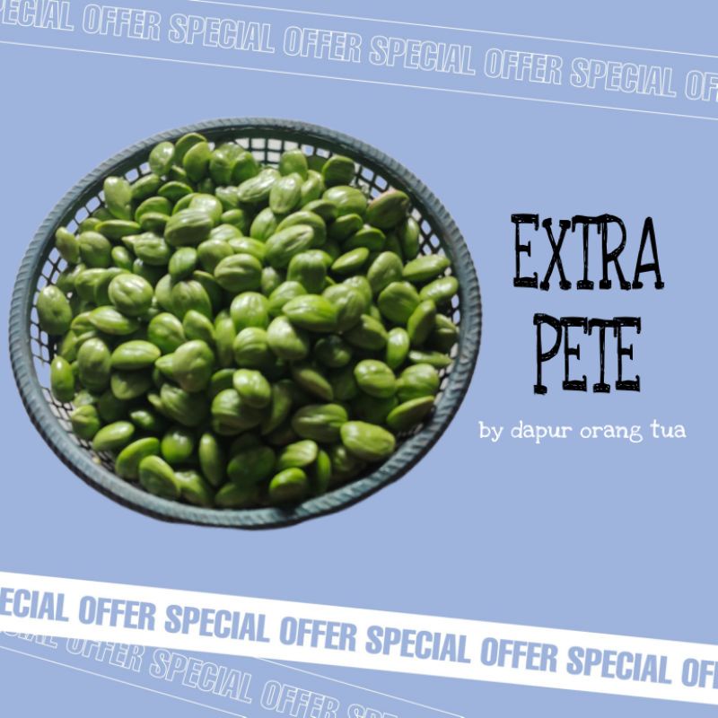 

Tambahan pete / extra pete