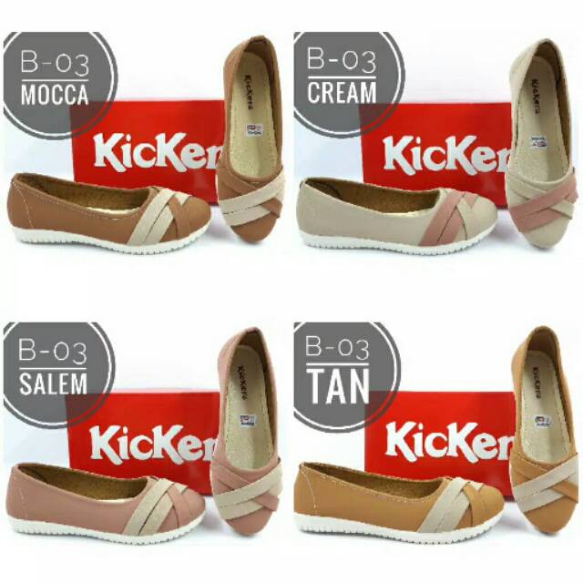 Sepatu sandal kickers wanita