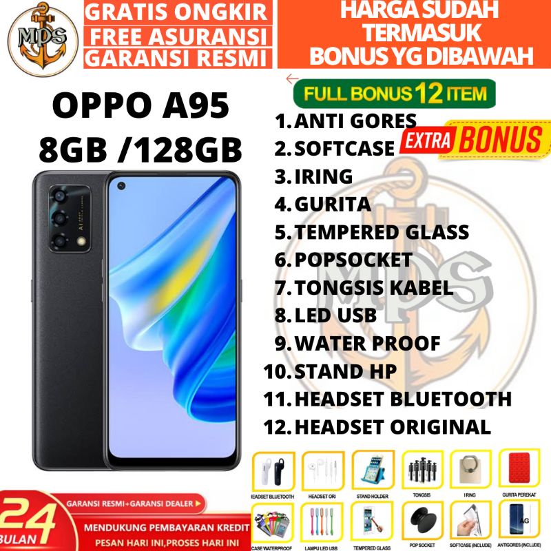OPPO A95 8/128 RAM 8GB ROM 128GB GARANSI RESMI
