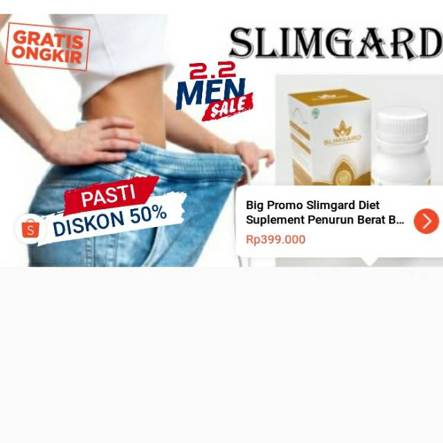 Big Promo Slimgard Diet Suplement Penurun Berat Badan Tanpa Efek Samping Berbadan BPOM