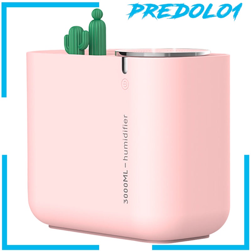 [PREDOLO1] 3000ML Ultrasonic Essential Oil Humidifier Diffuser Air Purifier Pink