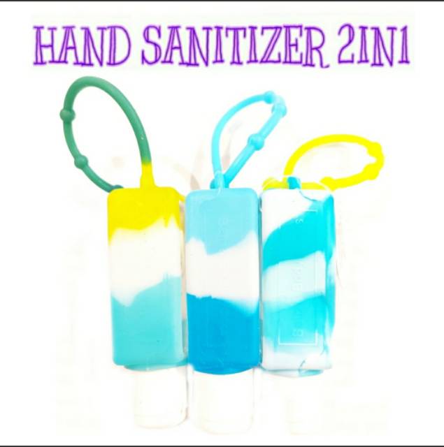 ON SALE! ❤[HOLDER+ HAND SANITIZER MOTTO] POCKETBAC HAND SANITIZER HAND GEL WITH COLOUR &amp; MARMER HOLDER 2IN1 30 ml ANTI BACTERIAL HAND GEL 29 ML rubber