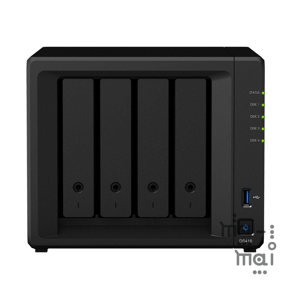 Synology DiskStation DS418 2 GB RAM 4-BAY Realtek Quad Core