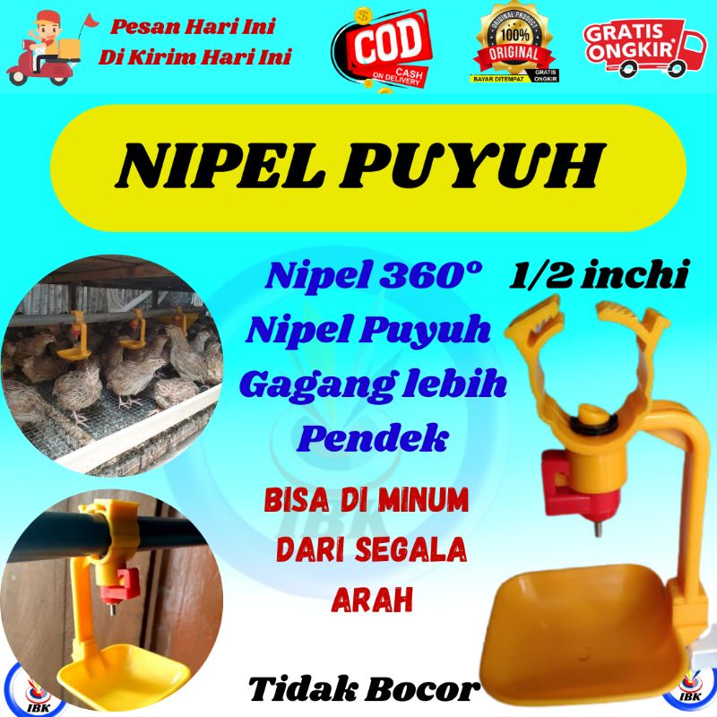 Niple Nepel Nipel Puyuh Nipel 360° Nepel An 009p Bisa di minum Dari Semua arah IBK_123