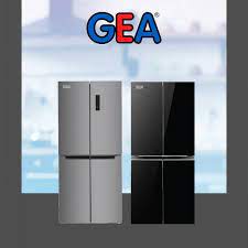 KULKAS GEA 4 PINTU SIDE BY SIDE G4D-404 BLACK