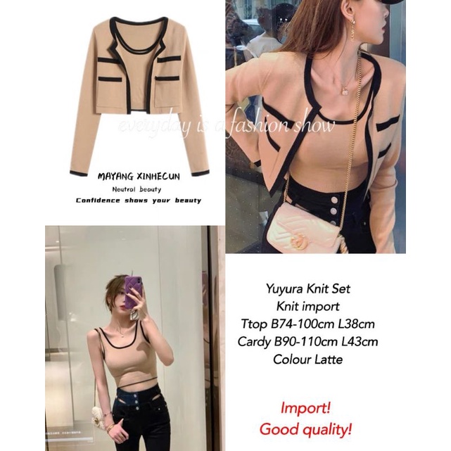 Yuyura knit set import