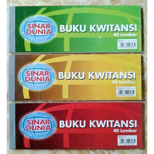 

Unik buku kwitansi kecil sinar dunia SIDU ATK Diskon