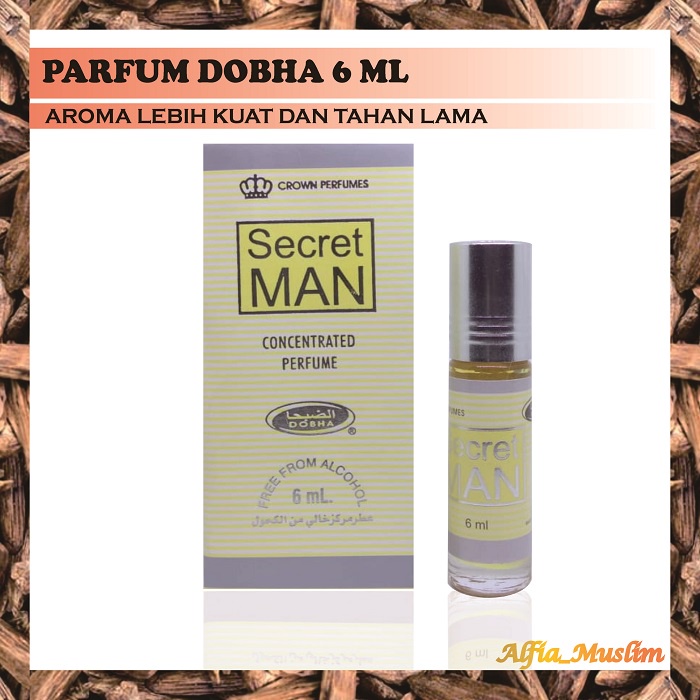 Parfum Secret Man Non Al kohol Dobha 6 ML Roll On